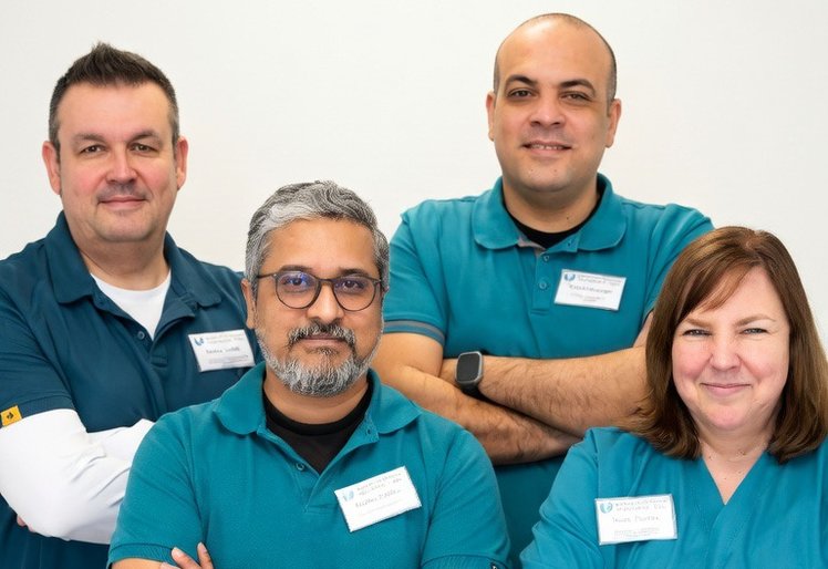 Das Ärzteteam der Arztpraxis Gladbeck